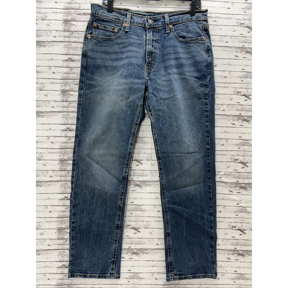 Levis 541 Jeans Mens 32x30 Blue Whiskered Athletic Fit Tapered Denim Mid Rise